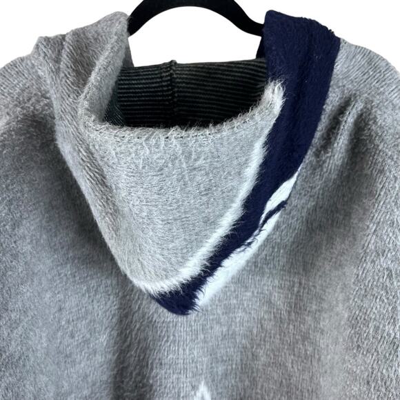 Aguilas 90s Y2K Artesanias Sweater Jacket Tribal Ecuador Fuzzy Alpaca Indigenous - Picture 5 of 11